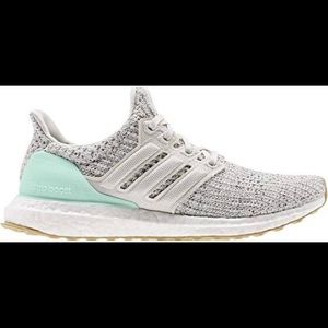 Adidas Ultraboost sneakers grey & teal women’s 8.5